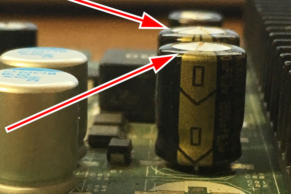 pic close up capacitors